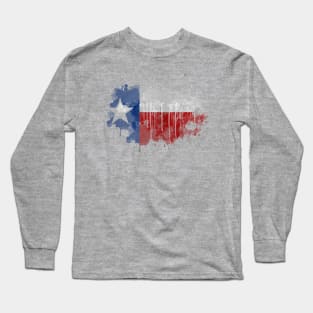 Texas Flag Souvenir Long Sleeve T-Shirt